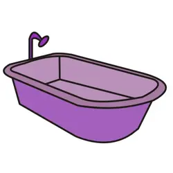 Cartoon bath photo