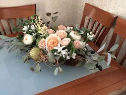 Bouquet in the kitchen photo