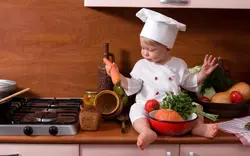 Photo Of Baby In The Kitchen