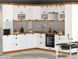 Кухня кантри угловая фото