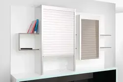 Roller shutters for the kitchen photo