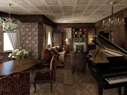 Гостиная с роялем фото