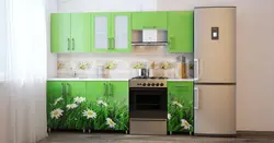 Kitchen with daisies photo