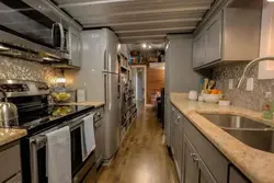 Кухня из контейнера фото