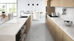 Фота белы мармур кухня