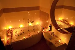 Фото в ванной со свечами