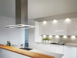 Vertical kitchen hood photo