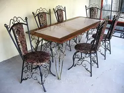 Wrought Iron Chairs For The Kitchen Photo