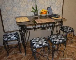 Wrought Iron Chairs For The Kitchen Photo