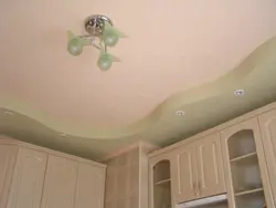 Curved ceilings in the kitchen photo