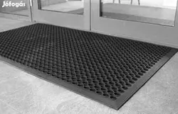 Rubber mat for the hallway photo