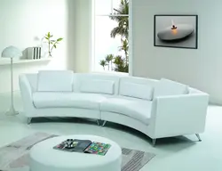 Oval sofas for living room photo