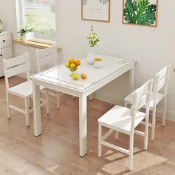 Square table in the kitchen photo