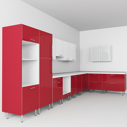 Modular kitchen cabinets photo