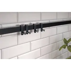 Black Roof Rails In The Kitchen Photo