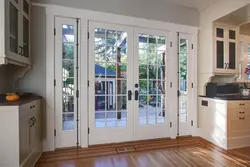 Plastic doors to the kitchen photo