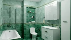 Ванна в зеленом мраморе фото