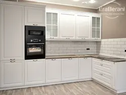 Белые кухни с фрезеровкой фото