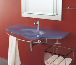 Glass bathroom sinks photo