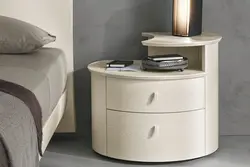 High bedside tables for the bedroom photo