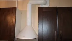 Воздуховод для вытяжки на кухне фото