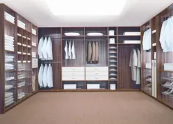 Wardrobe contents inside photo U-shaped