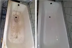 Bathtub restoration before and after photos