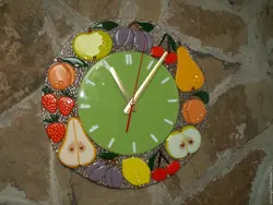 Часы на кухню своими руками фото