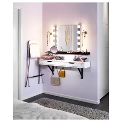 Console With Mirror In The Bedroom Photo