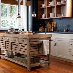 DIY kitchen island photo