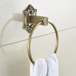 Кольца для ручніка ў ваннай фота