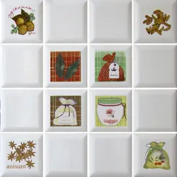 Kitchen tile stickers photo