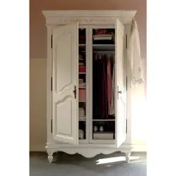 Bedroom wardrobe with legs photo