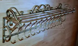 Forged hangers for the hallway wall photos