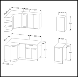 Kitchen 1200 by 1200 corner photo