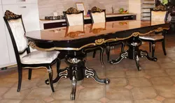 Dagestan tables and chairs for the kitchen photo