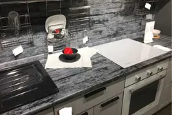 Countertops ва панелҳои деворӣ барои акс ошхона