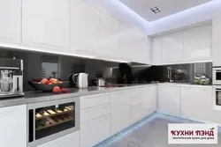 Ошхона Сафед Бо Акс Countertop Хокистарӣ Торик