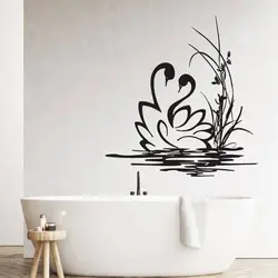 Bathroom wall drawing photo