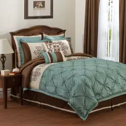 Bedspread бо гул барои бистар дар акс хоб