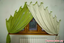 How to hang curtains if there is no cornice in the kitchen photo