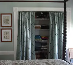 How to close a mirror on a closet in the bedroom with your own hands photo