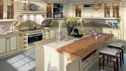 Interior service kitchen