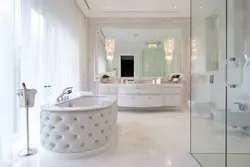 Japandi bathroom interior