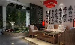 Chinese interior living room