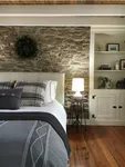 Bedroom Interior With Stone
