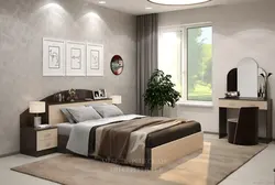 Bedroom interior milky oak