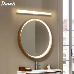 Oval mirror in the bathroom interior