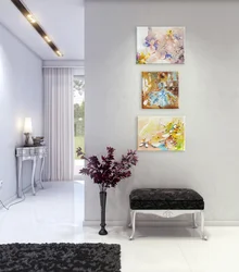 Paintings for interior vertical hallway