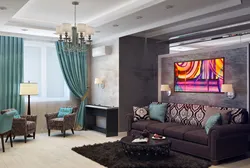 Combination of colors in the interior 2023 living room